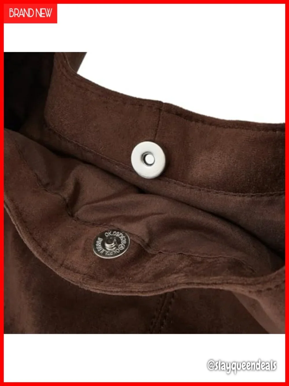 Slouchy Suede Hobo Bag Women Casual Underarm Shoulder Tote Handbag Purse